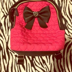 Betsey Johnson purse backpack